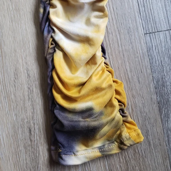 TIE DYE RUCHED LEGGINGS - Picture 5 of 13